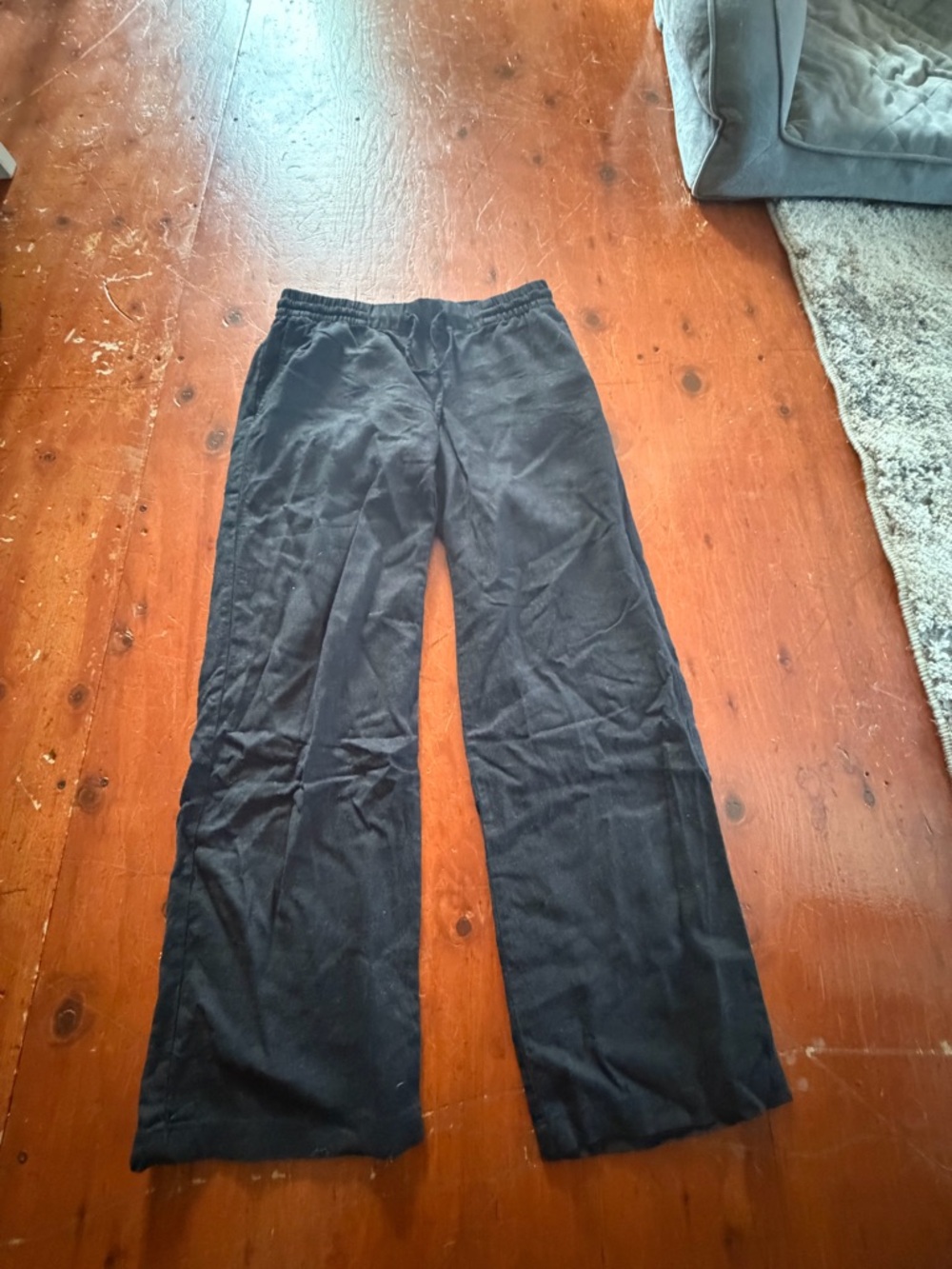 Old Navy Black Wide-Leg Lounge Pants